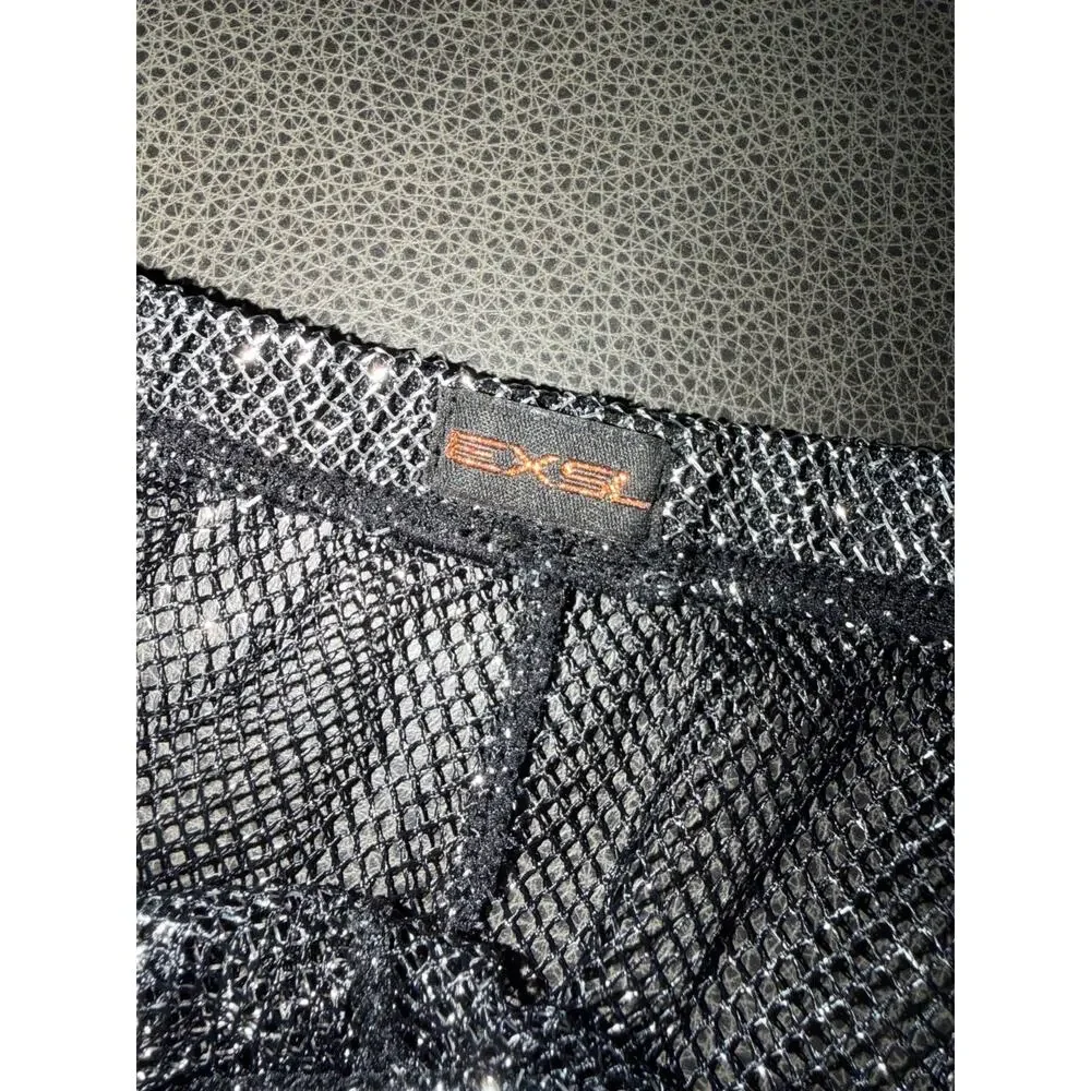 NEW Exterface x Stiaan Louw EX-SL Raw Steel Net Mesh Jogger Shorts Silver Large